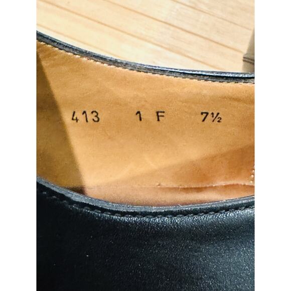 LODING Paris New Taylor Black Monk Strap Leather Shoes Men’s 7.5 Retail $466 ?